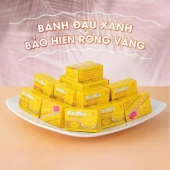 Bánh đậu xanh Bảo Hiên rồng vàng