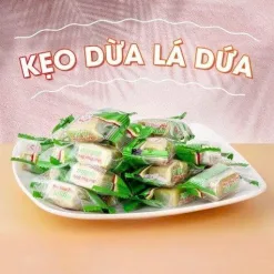 Kẹo lá dứa Hồng Lam